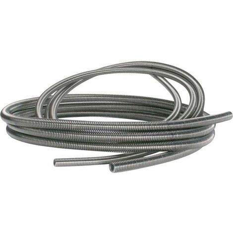 Tucai – Tuyau inox annelé DN 16 – Filetage FF 3/4' – Haute résistance à la corrosion et à la température +300ºC – Raccords en laiton nickelé