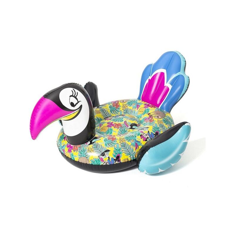 Trade Shop Traesio - Paseo Hinchable Forma Tucan Minnie 207 X 150 Cm Con Asas 91082