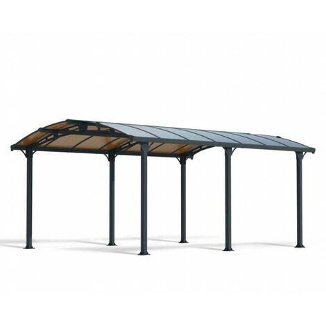 Tucson 5000 Garden Gazebo - Grey - L507 x W359 x H242 cm