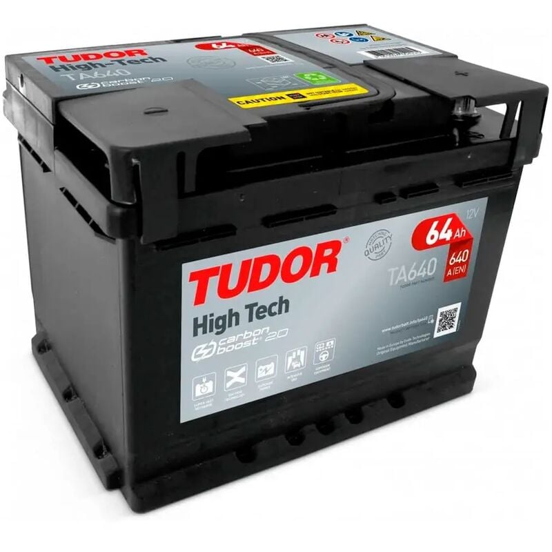 TA640 Batería de Coche 64Ah 640A en - Tudor