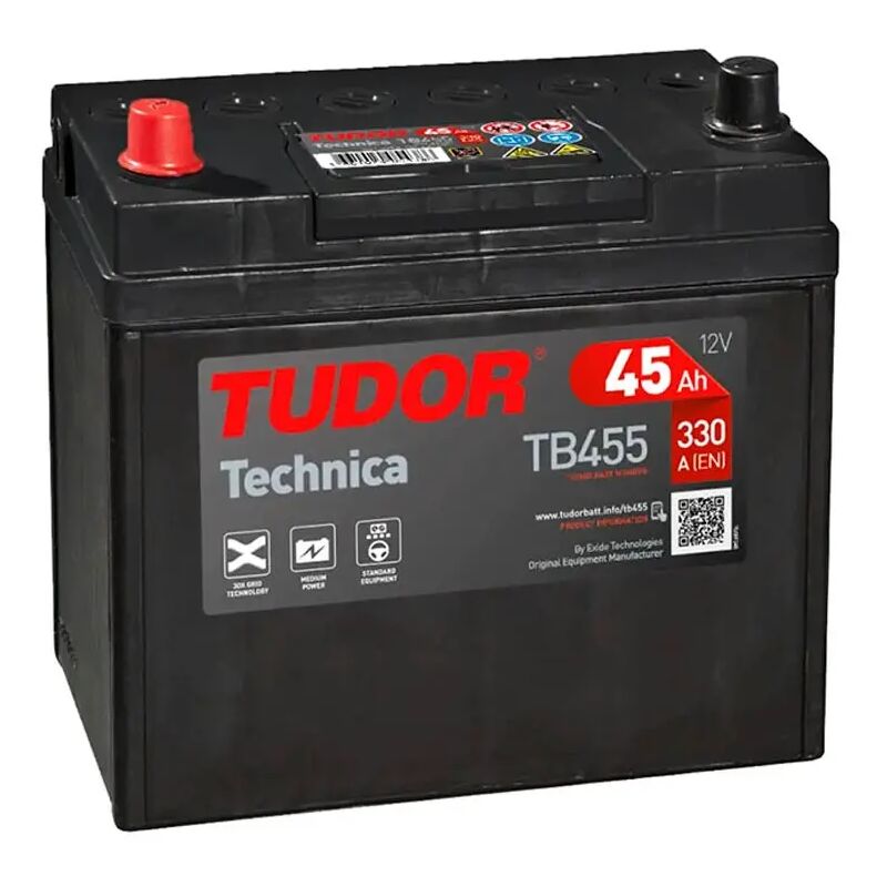 TB455 Batería de Coche 45Ah 330A en +izq - Tudor