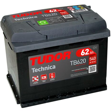 Tudor TB620 batería de coche 62Ah 540A EN