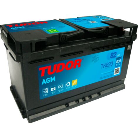 Tudor TK820 Batería de Coche AGM 82Ah 800A EN