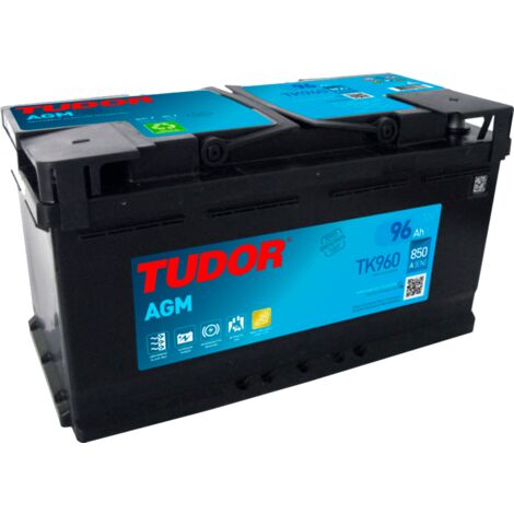 Tudor TK960 Batería de Coche AGM 96Ah 850A EN