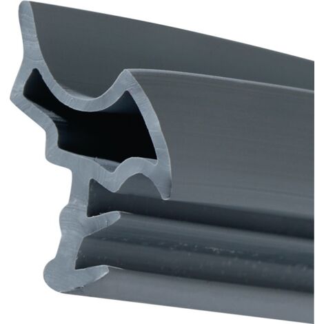 Türanschlagdg.K2378 L.5m z.Einstecken W-PVC blk weiß