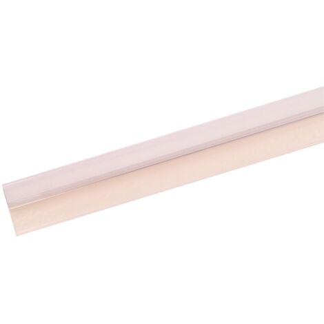 Türbodendichtung 100cm Bürstendichtung Gummidichtung Türdichtung Zugluftstopper - 75034-Gummi transparent