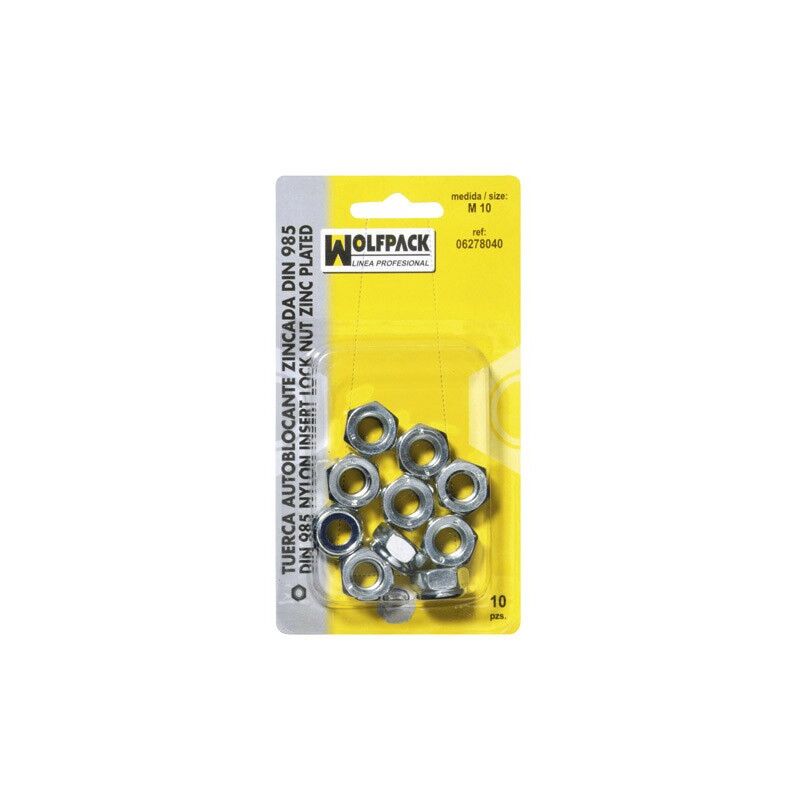 

Tuerca autoblocante din985 m06 (40 piezas)