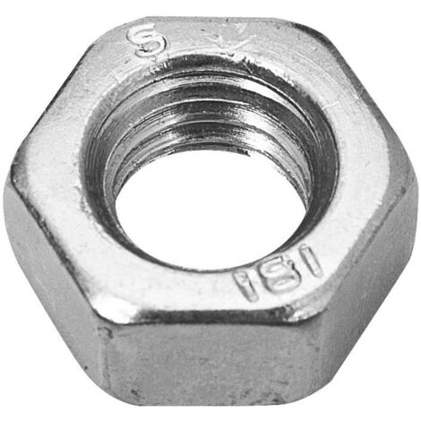 TUERCA BAJA GALVANIZADA DIN 439 M-6 - M-6 BAJA