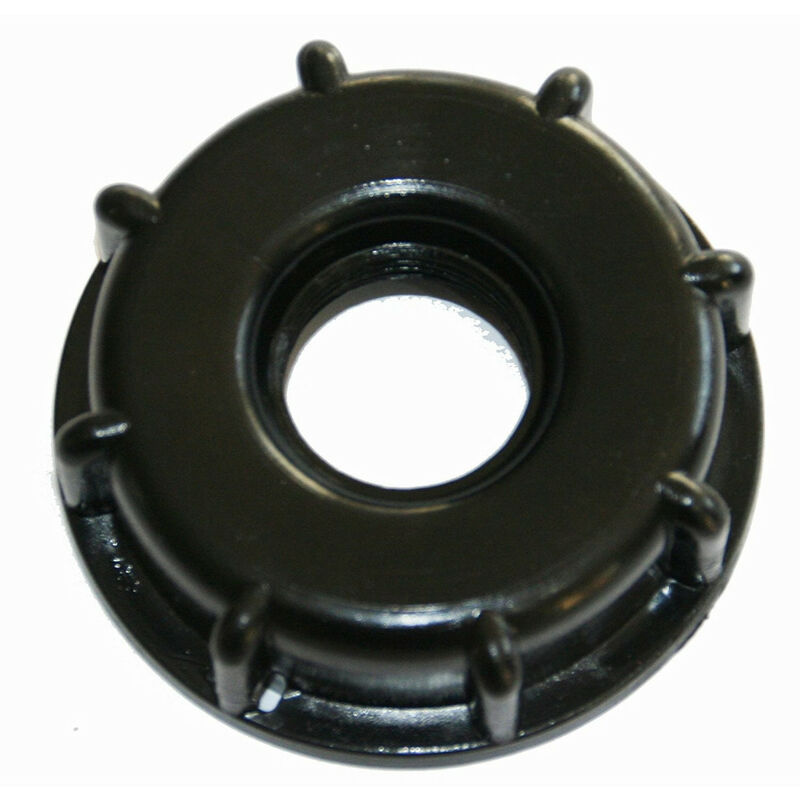 

Jardiboutique - Tuerca de conexión de PVC S60x6 roscada 3/4 (20/27) para IBC de 1000 litros
