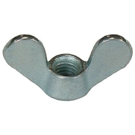 Tuerca de mariposa DIN 315 fundición maleable galvanizada - M16 (Por 25)