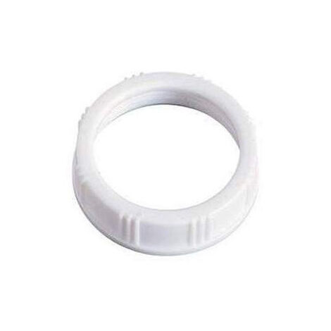 Tuerca de plástico 33x42 mm blanca