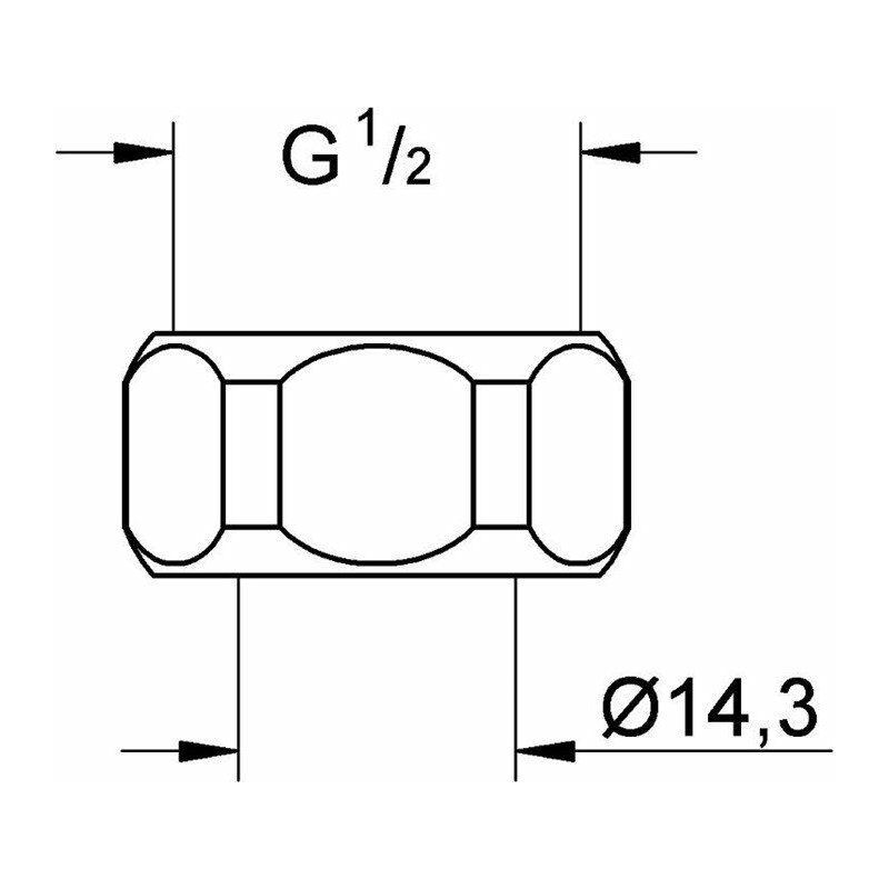 

Grohe - Tuerca de unión