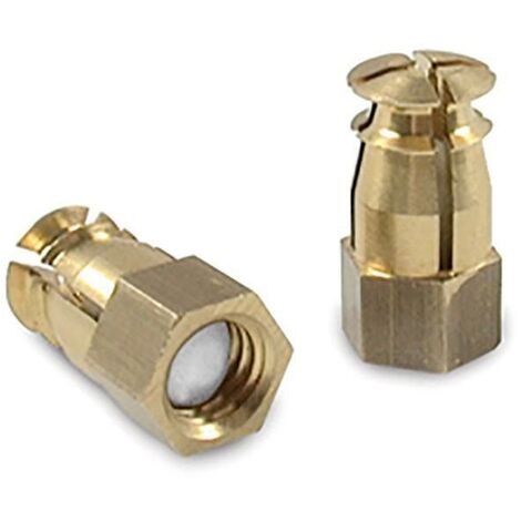 tuerca expansible laton m8-20 con pastilla  para taladro 10mm.