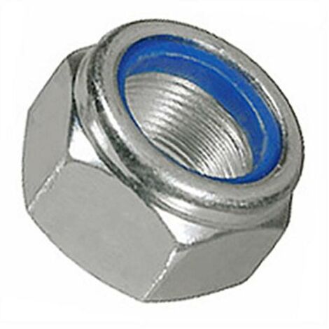 tuerca hexagonal autoblocante din 985 inoxidable metrica m-5 (caja 100)