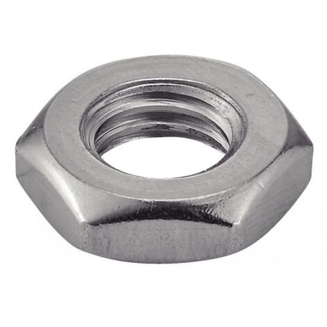 Tuerca hexagonal de base con rosca a la izquierda - Acero inoxidable A2 M16 - Caja de 25