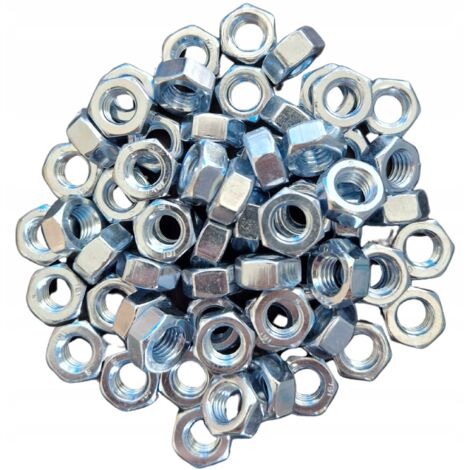 TUERCA HEXAGONAL M6 DIN934 CLASE 6 GALVANIZADA 1KG