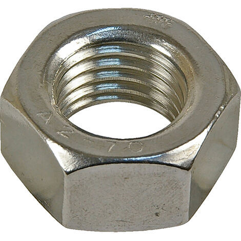 Tuerca inoxidable A2 DIN 934 - M 20 - 100 Uds.