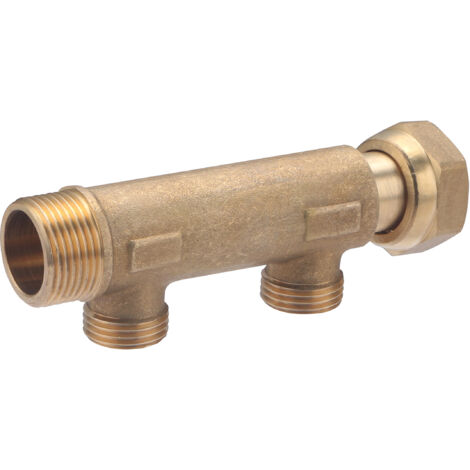 tuerca libre colector 20x27 2 salidas 15x21 QUICK PLOMBERIE