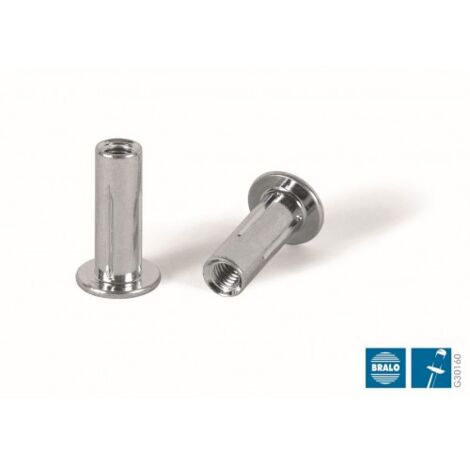 TUERCA M-6 TREBOL ANCHA C.16 ACERO A3K 0.5-E-7.1 (100U) - BRALO
