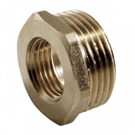 Tuerca macho x hembra latón 3/4" x 1/2"
