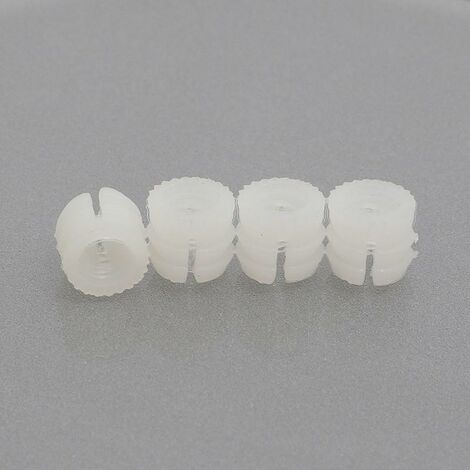 tuerca nylon expansible en tiras m6 d10-10  tiras de 12pzs. para taladro de 10mm. (caja 100)