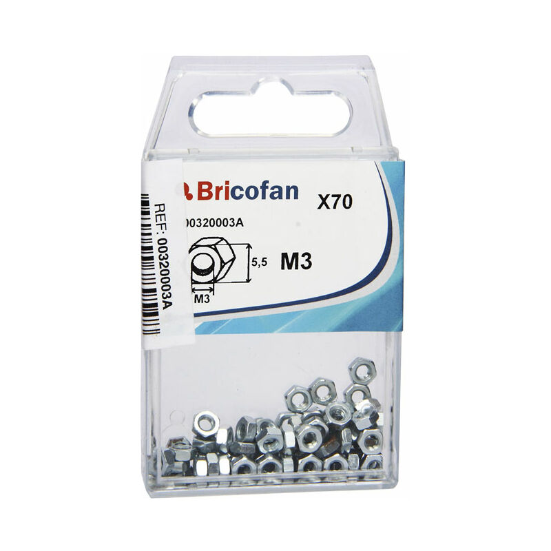 

Tuercas Hexagonales DIN 934 Blister Estandar Medida:M-12 Und/Caja:3
