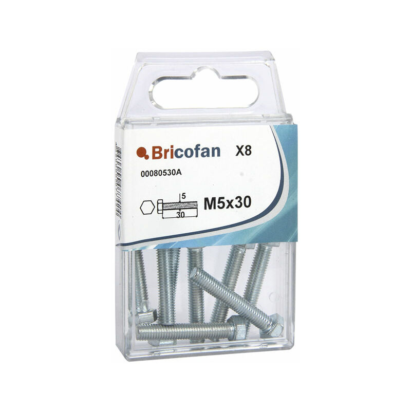 

Tornillos Hexagonal DIN 933 Medida:6,0 x 30 Und/Caja:7