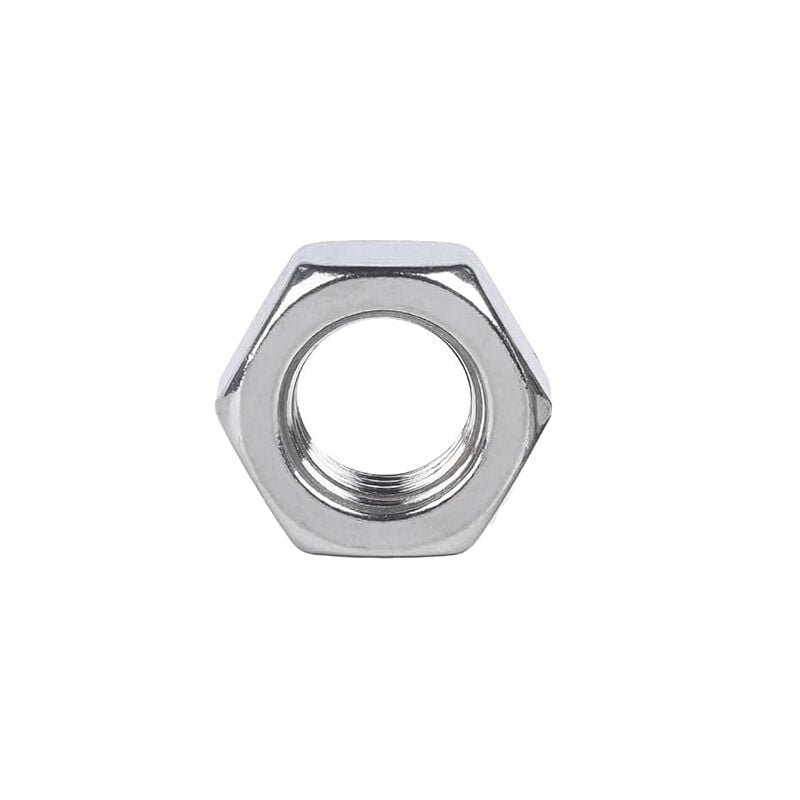 Tuercas hexagonales M10 de acero galvanizado - DIN 934 - tuercas - tuerca hexagonal de acero galvanizado (rosca: M10 cantidad: 25 piezas)