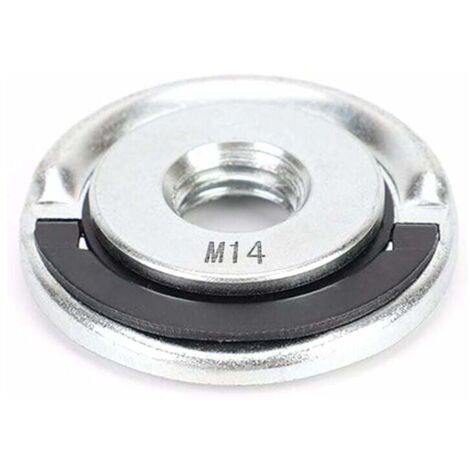 Tuercas para amoladora angular Tuercas de bloqueo Accesorio para amoladora angular Herramienta de apriete rápido M14 Ajuste de 14 mm