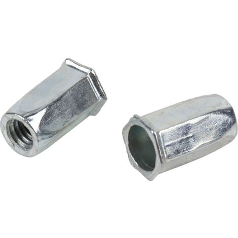 Tuercas remachables hexag. bajas m10