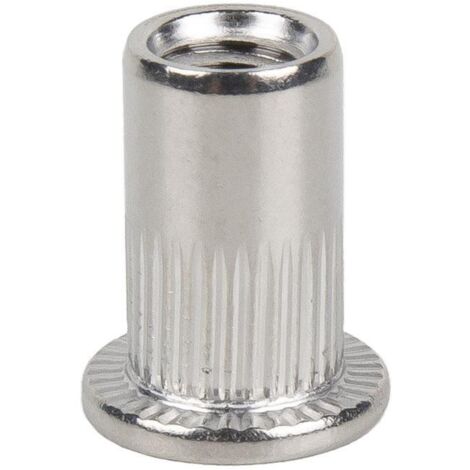 TUERCAS REMACHABLES RANURADAS ANCHAS INOX A-2 M8