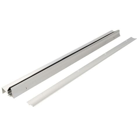 Türdichtung mit Regenschutz, 914 mm Silber
