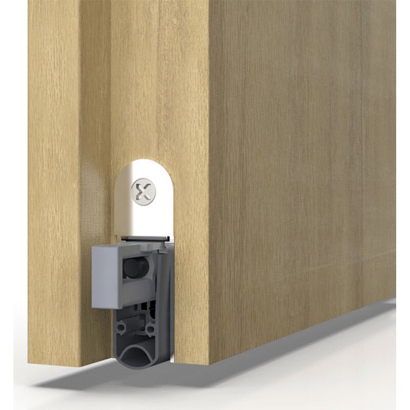 Athmer - Türdichter Schall Ex automatischer Zugluftstopper für Türen Länge 585mm Alu natur