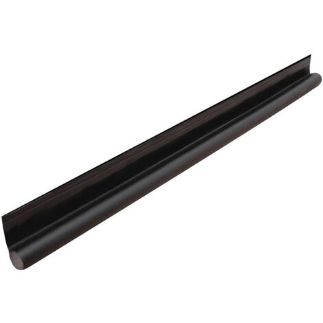 Türdichtung unten, selbstklebend, 96 cm, schwarz, Türdichtung mit Türdichtung, Zugluftstopper, Türdichtung FLITI