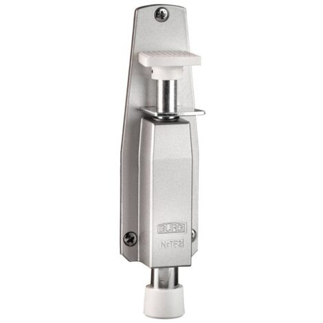 Türfeststeller TF 2 SB Leichtmetall silberfarbig eloxiert Hubhöhe 30 mm Türmontage