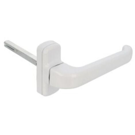 Türgriff amig Epsilon weiß 132x70 mm Aluminium