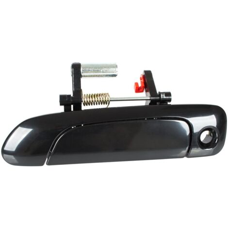 Türgriff außen links für Honda Jazz/Fit (02-08) mit Loch, schwarz glänzend, vorne links