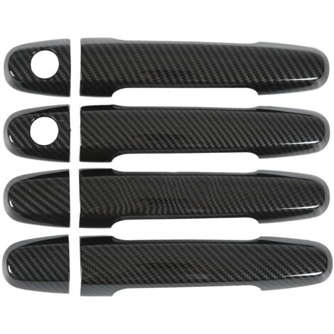 Türgriffschutz aus ABS-Kohlefaser für Camry (2002–2006), Corolla (2003–2011) und Yaris (2007–2011) – 4-teilig, einfache Montage