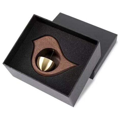 Türklingel mit Saugnapf, japanisches Windspiel, Türerinnerung, Kupferglocke (Vogel)