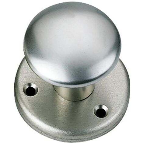 Türknopf auf Rosette F2 50 mm Pilzknopf