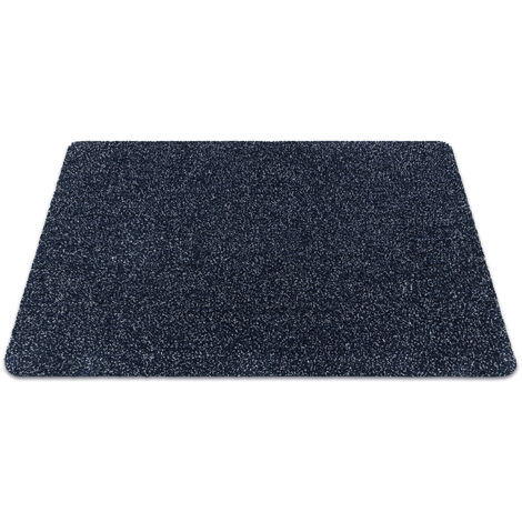 Türmatte COLORADO 517 rutschfest, Drinnen, Draußen, gummi - blau blue 40x60 cm