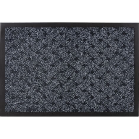 RUGSX Türmatte rutschfest VECTRA 0900 Draußen, Innen anthrazit grey 50x80 cm