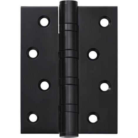 Türscharnier aus mattem Edelstahl – 10 x 7,5 cm, für robuste Möbel und Innentüren, langlebig, korrosionsbeständig & elegant
