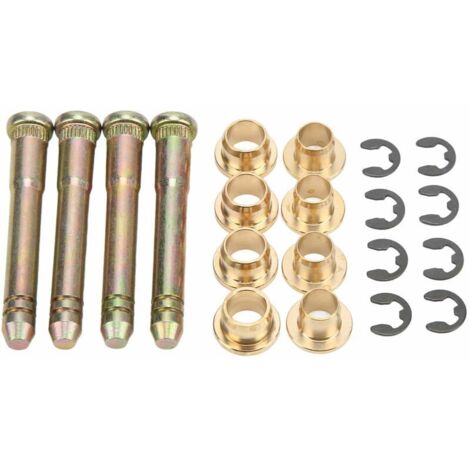 Türscharnierbuchsen-Set, Reparaturset für Türscharnierbolzen aus Metall, einfache Montage, professionell verdrehsicher, robust