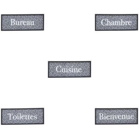 Türschild aus Holz & Metall 25x10cm - Büro