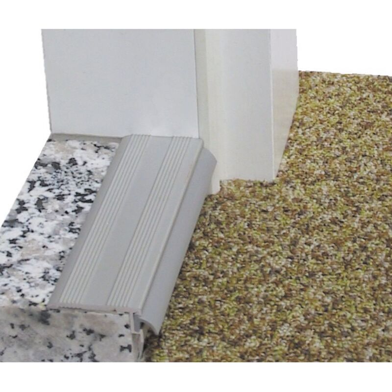 Türschwelle Isostar, 1000 x 35 x 15 mm, silber eloxiert - 10304