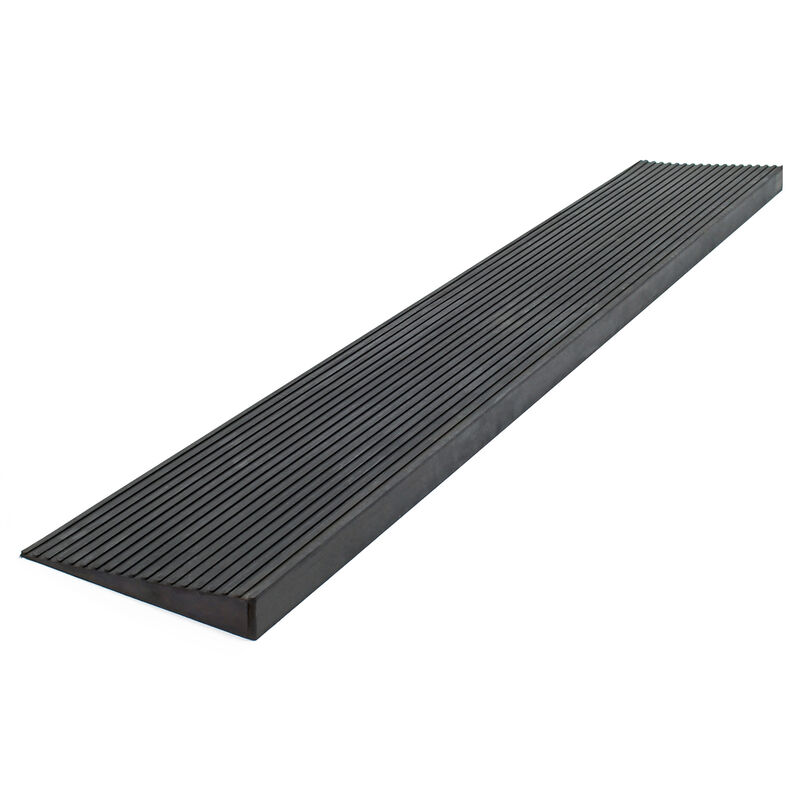 

Rampa de goma para umbrales 16 mm x 900 mm negra con lámina adhesiva rampa para silla de ruedas