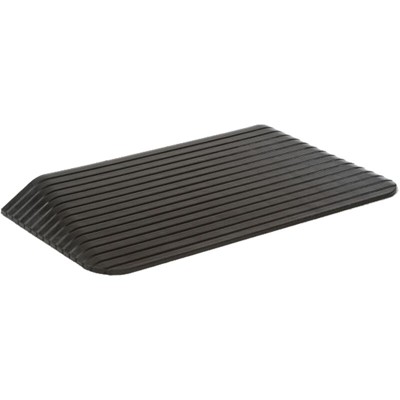 

Rampa para umbrales Budget con 3 bordes biselados, 103 mm, carga 2500 kg, para sillas de ruedas
