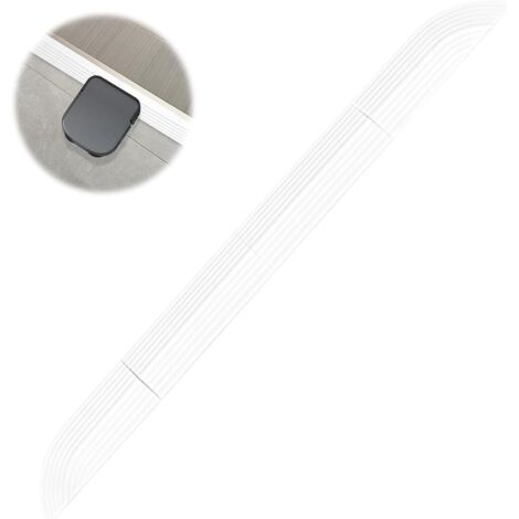 Türschwellenrampe, Saugroboter, Türschwellenrampe, Saugroboterzubehör für alle Saugroboter, für Xiaomi, Roborock, Ecovacs (Weiß)