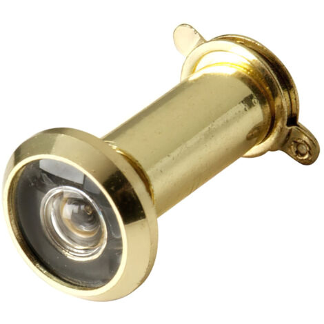 Türspion 35-60 mm. Messingplattiert (Blisterverpackung 1 Stück)